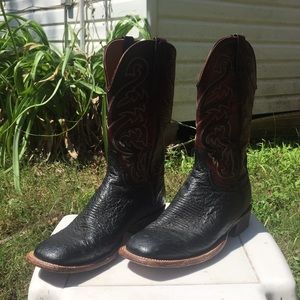 Lucchese Smooth Ostrich Boots